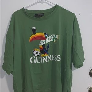 Guinness Green Bird shirt fits like an XL